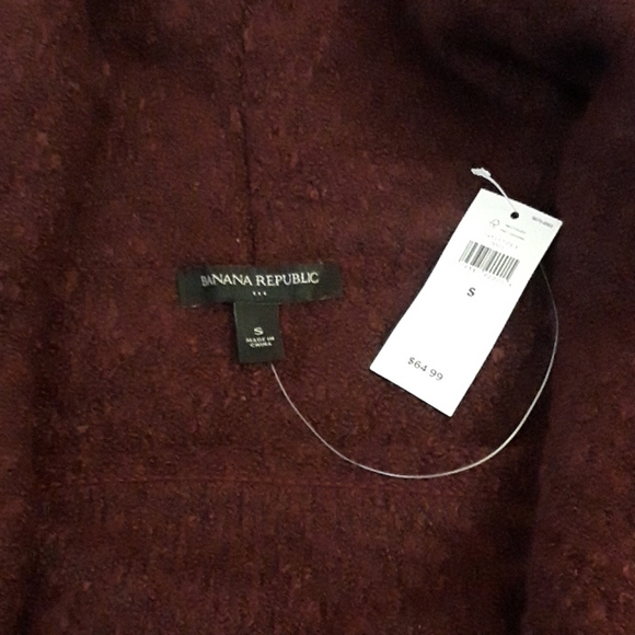 NWT Banana Republic Women's Cowl Neck Sweater Burg - Picture 7 of 8